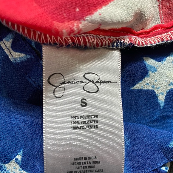 New Jessica Simpson Shirt with American Flag - Picture 7 of 7